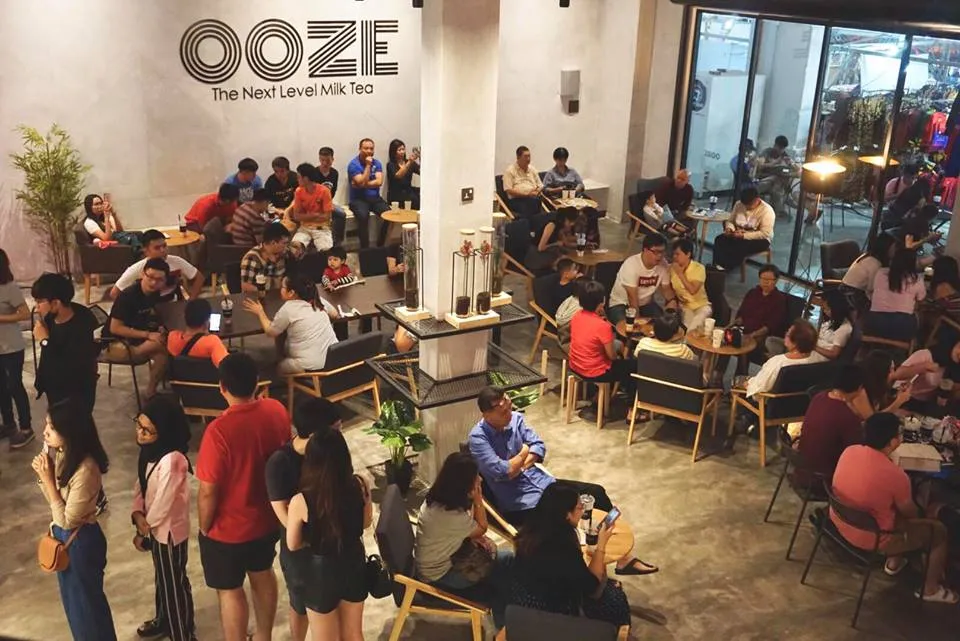 The seating area at Ooze, a café running on GeniusPos
